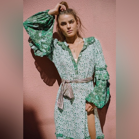 Original Spell & The Gypsy Collective Winona Gown in Ivy XL - Picture 3 of 10